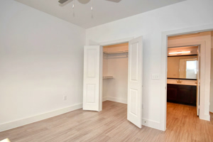 Apartment bathroom interior