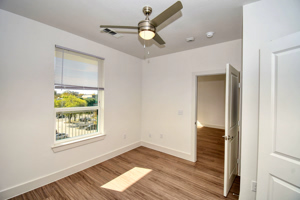 Apartment flooring and finishes